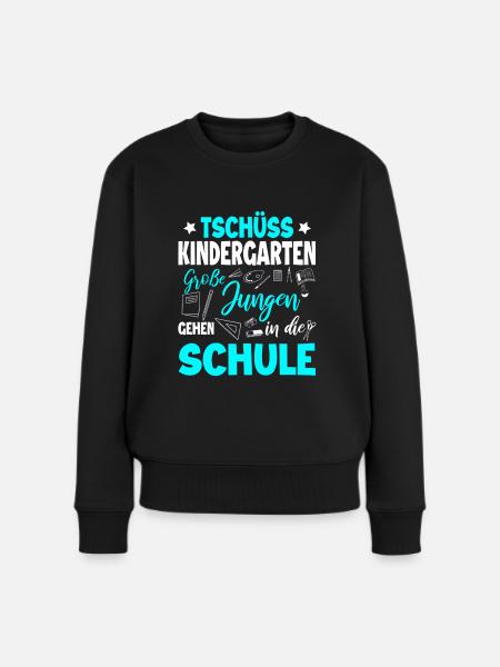 Schulanfang - Frauen Premium Bio Pullover - Schwarz