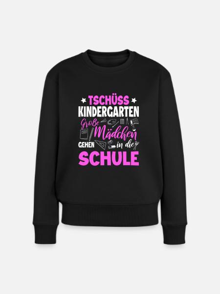 Schulanfang - Frauen Premium Bio Pullover - Schwarz