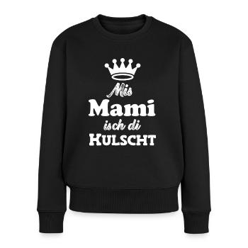 Mis Mami isch di kulscht Mama Suisse Suisse - Pull Premium bio Femme - noir - Devant - Julia (174cm)