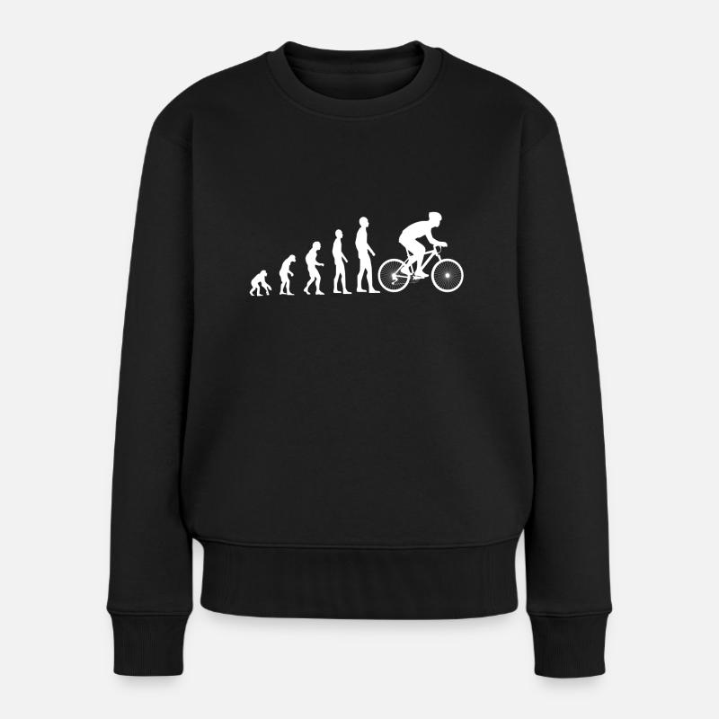 Bike evolution - Women's Premium Organic Jumper - black