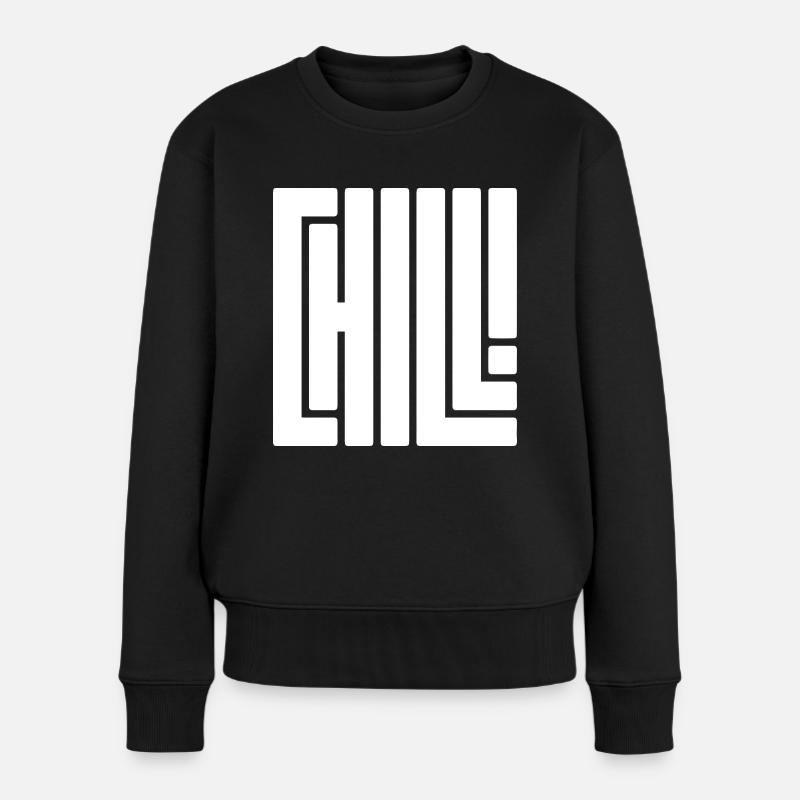 froid - Pull Premium bio Femme - noir