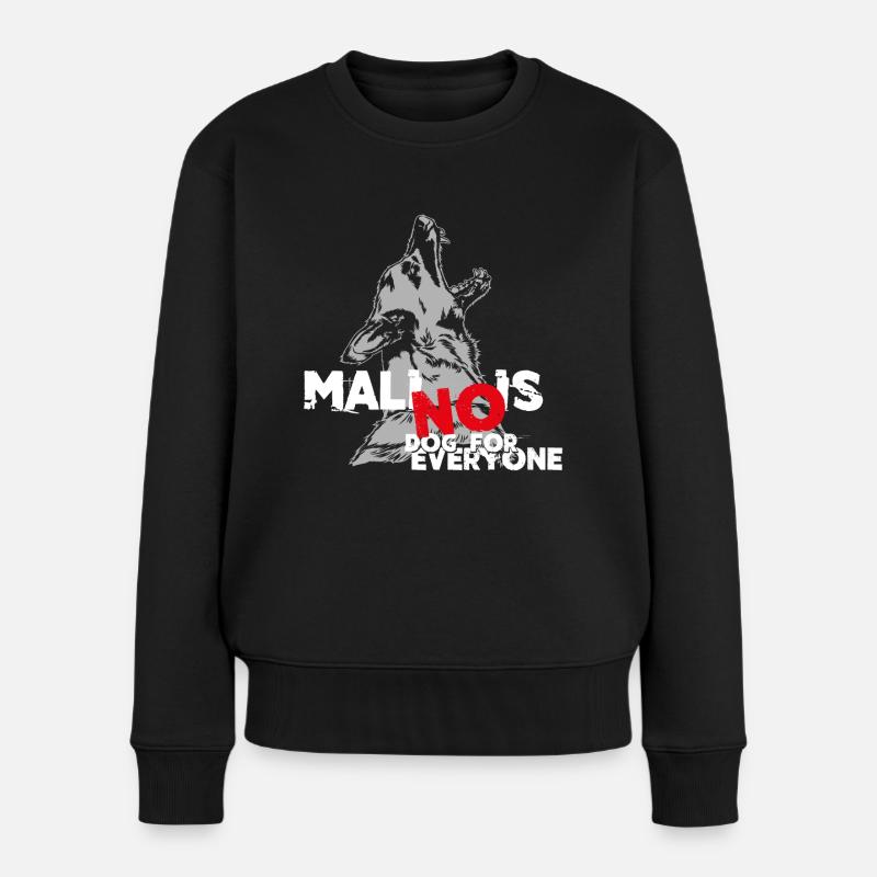 No Dog for everyone - Frauen Premium Bio Pullover - Schwarz