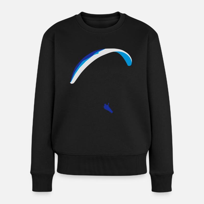 Paraglider XC - Frauen Premium Bio Pullover - Schwarz