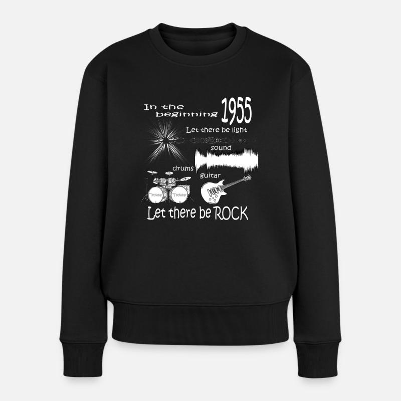 Möge es Stein geben - Frauen Premium Bio Pullover - Schwarz