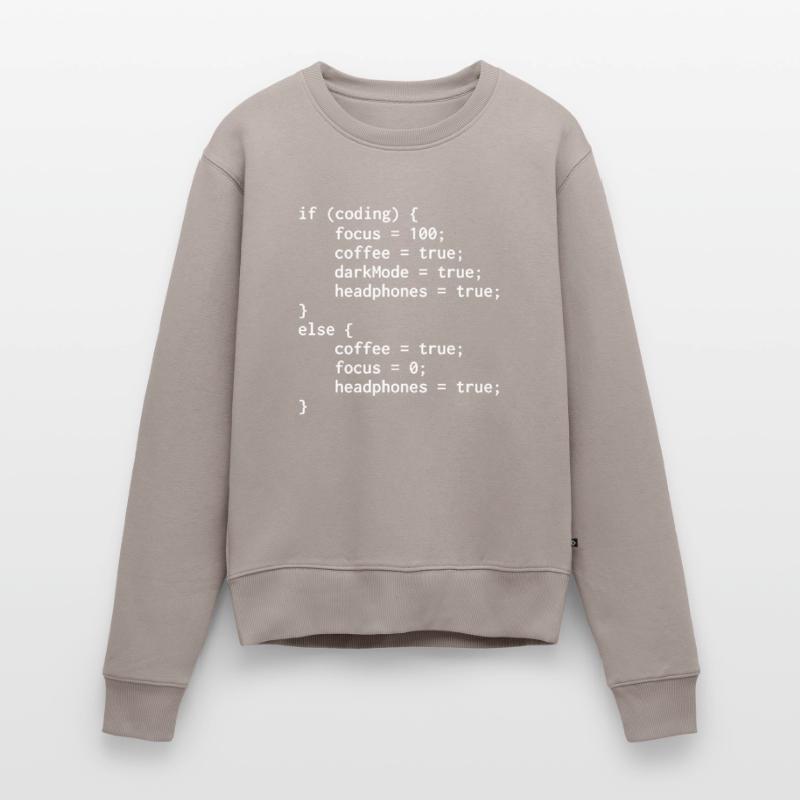 Code programmeur d’autres Pull Premium bio Femme