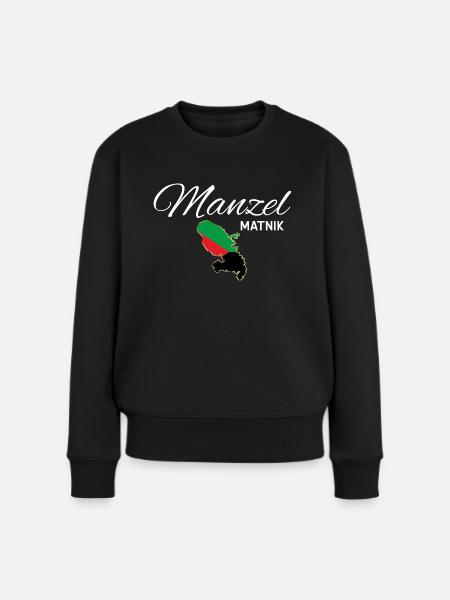 Manzel Matnik Mademoiselle Martinique - Pull Premium bio Femme - noir