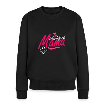 Islandpferd Tölt Mama für Reiterin Mädchen - Frauen Premium Bio Pullover - Schwarz - Vorne - Julia (174cm)