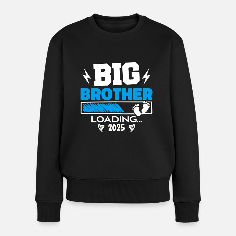 Big Brother Loading 2025 wird zu Big Brother - Frauen Premium Bio Pullover - Schwarz