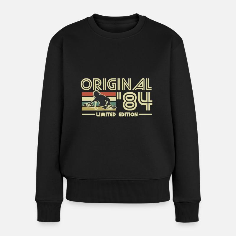 1984 - Women's Premium Organic Jumper - black