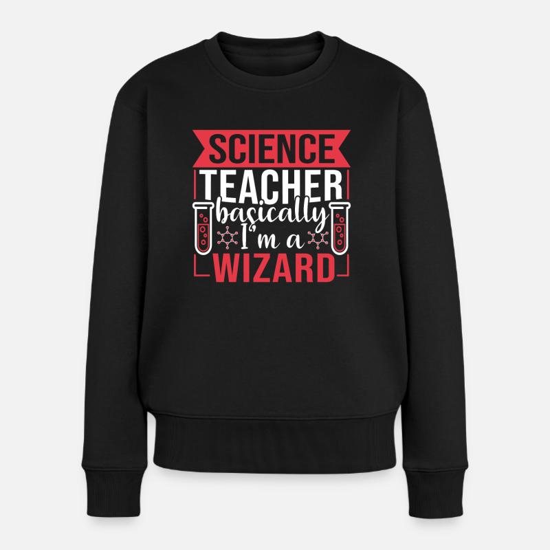 Professeurs de sciences Sciences - Pull Premium bio Femme - noir