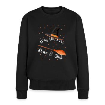 Une super tenue Halloween 2022 pour femme - Pull Premium bio Femme - noir - Devant - Julia (174cm)