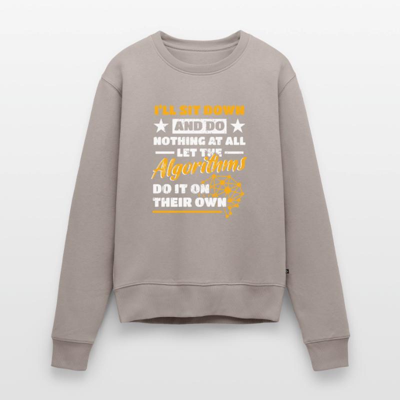 Algorithms Computer Programmer Robot Engineer Women's Premium Organic Jumper