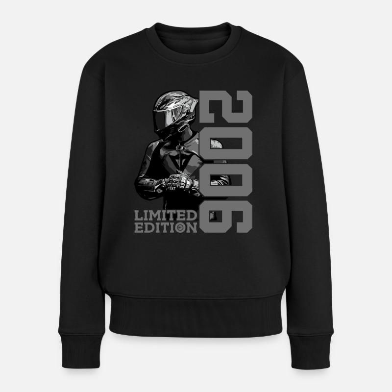 LIMITED EDITION 2006 MOTORRAD 20. GEBURTSTAG - Frauen Premium Bio Pullover - Schwarz