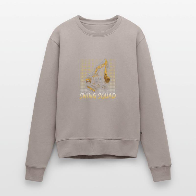 Crane operator design for excavator operators and construction workers Women's Premium Organic Jumper