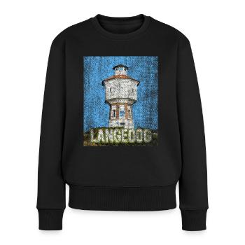 Island of Langeoog Longing - Women's Premium Organic Jumper - black - Front - Julia (174cm)