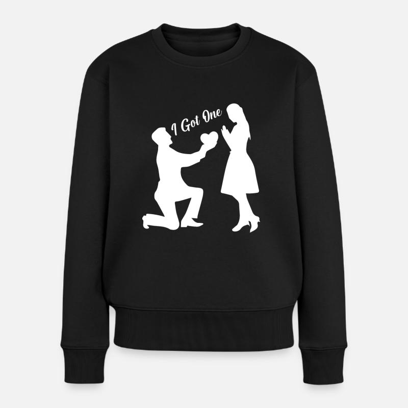 Marriage - Frauen Premium Bio Pullover - Schwarz