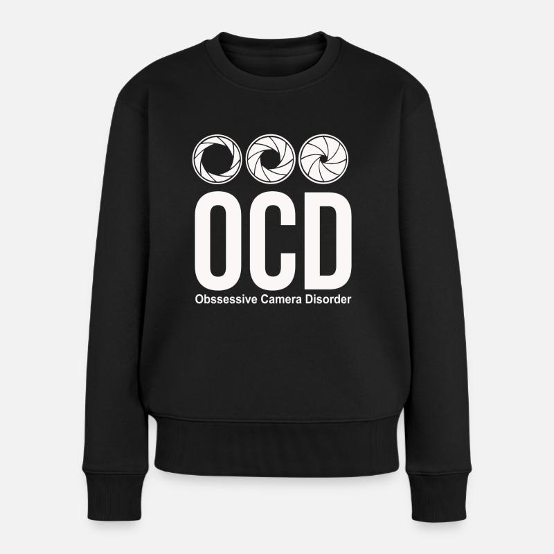ocd photographer funny - Pull Premium bio Femme - noir