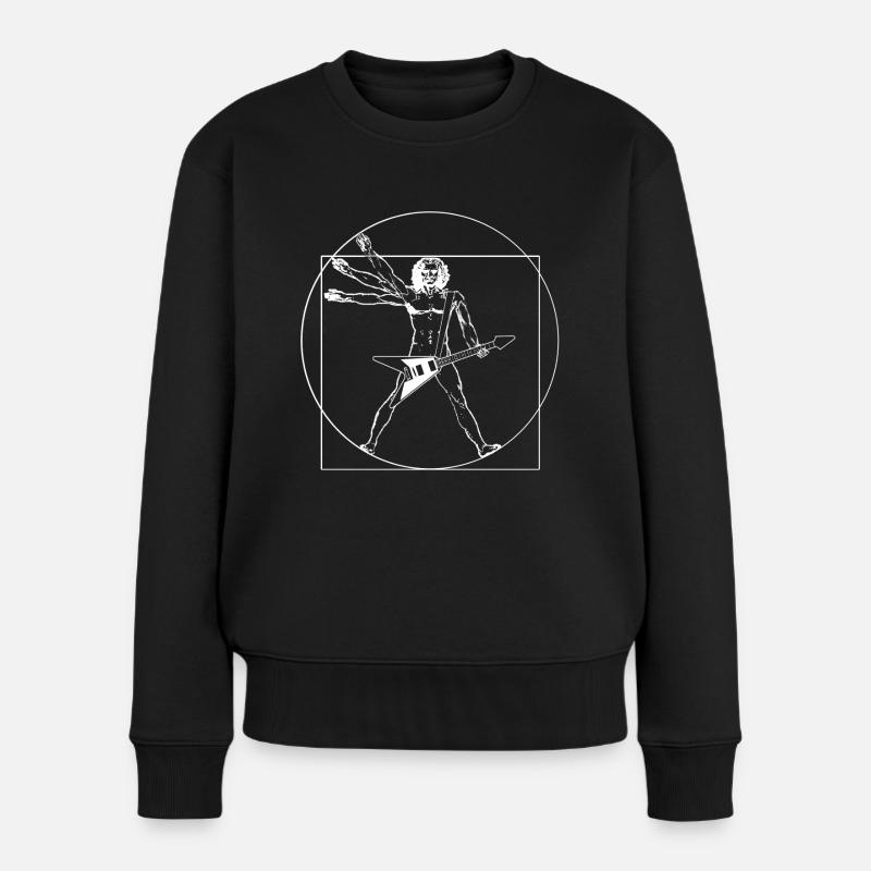 da vinci rocks - Pull Premium bio Femme - noir