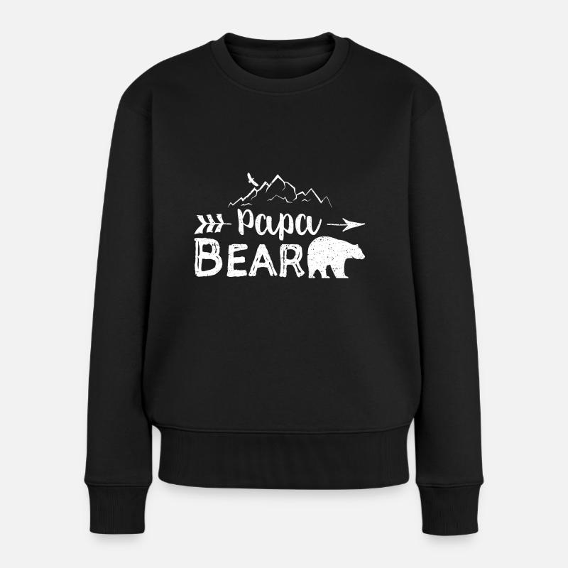 Papa Bear - Papa - Pull Premium bio Femme - noir