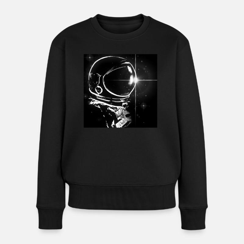 Space man - Pull Premium bio Femme - noir