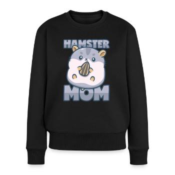 Maman Hamster - Pull Premium bio Femme - noir - Devant - Julia (174cm)