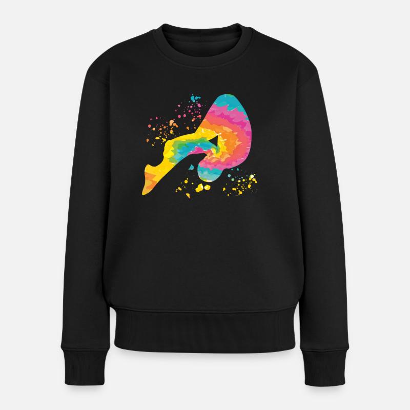 Diving Synchronized Diving - Women's Premium Organic Jumper - black