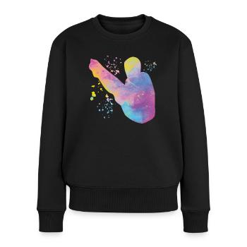 Diving, Synchronized Diving, Artistic Jumping - Women's Premium Organic Jumper - black - Front - Julia (174cm)