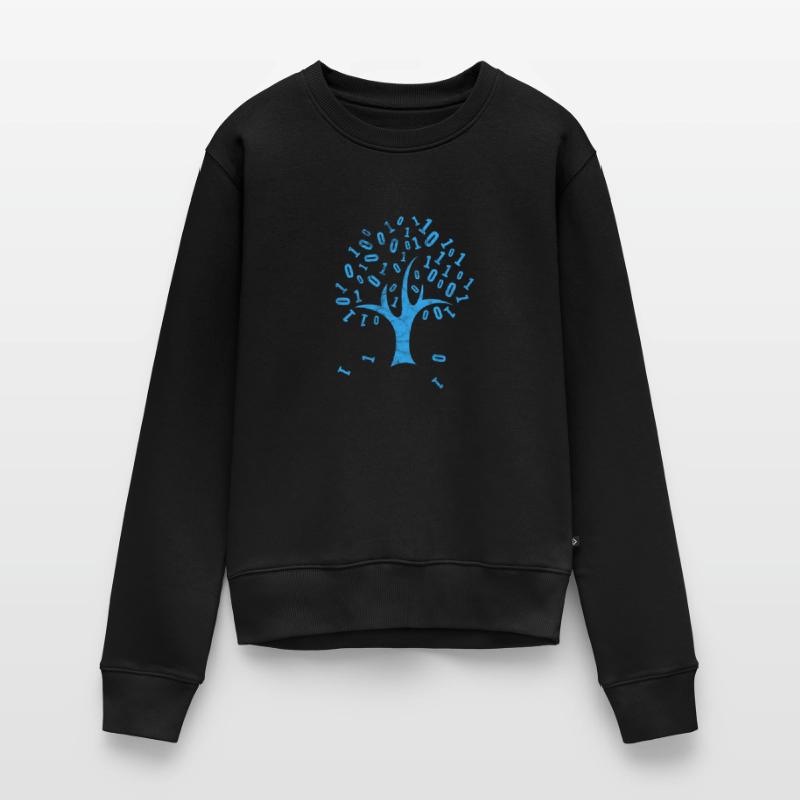 Cadeau de nerd informatique programmeur de code binaire Pull Premium bio Femme