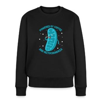 biology - Women's Premium Organic Jumper - black - Front - Julia (174cm)
