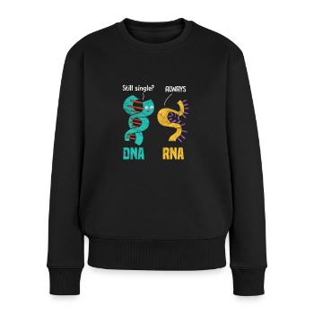 biology - Women's Premium Organic Jumper - black - Front - Julia (174cm)