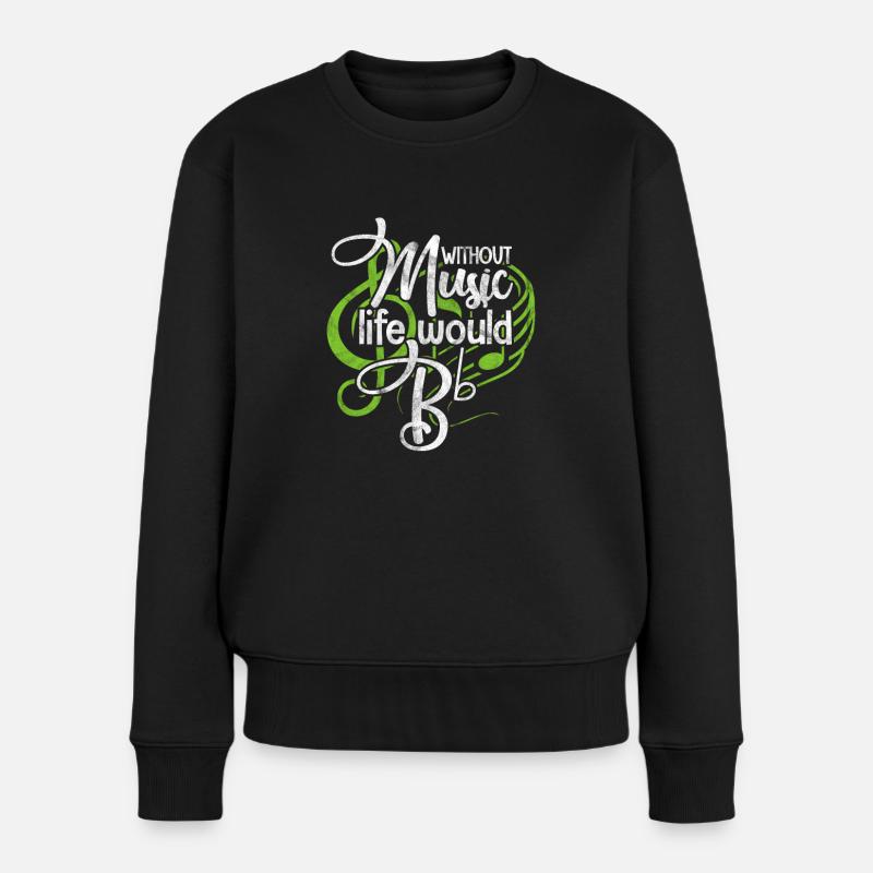 Musique - Pull Premium bio Femme - noir