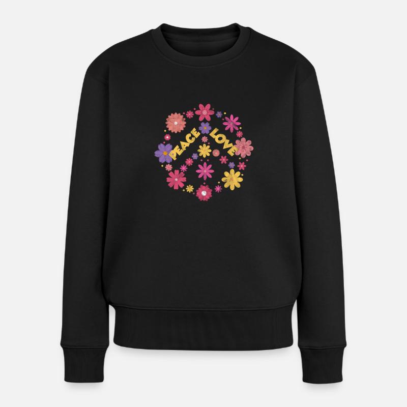Hippie - Pull Premium bio Femme - noir