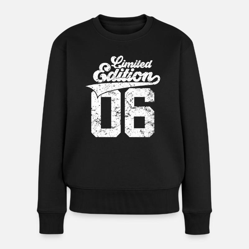20. GEBURTSTAG LIMITED EDITION 2006 - Frauen Premium Bio Pullover - Schwarz