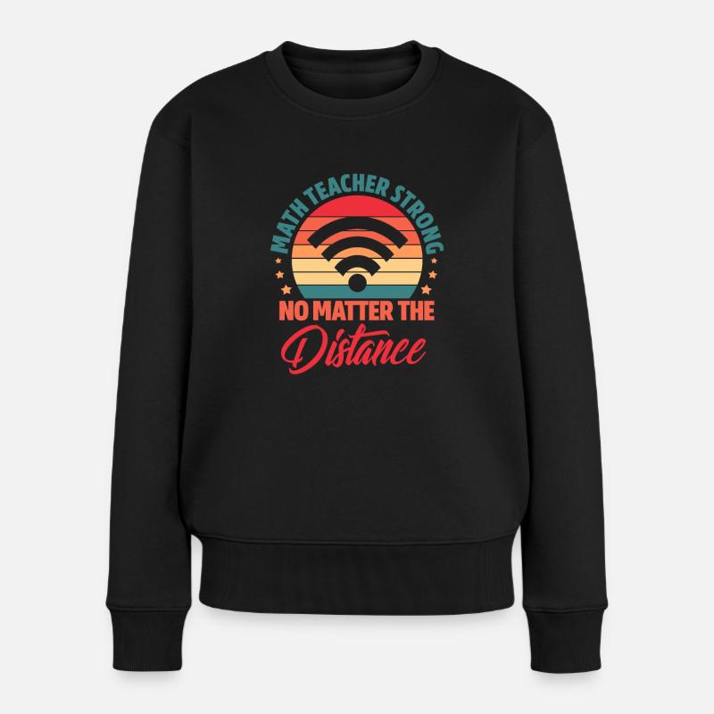 Mathématiques Math Mathématicien Math Professeur Cadeau - Pull Premium bio Femme - noir