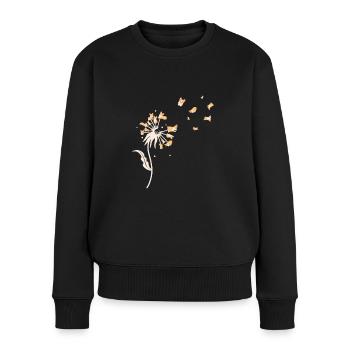 Corgi - Pull Premium bio Femme - noir - Devant - Julia (174cm)