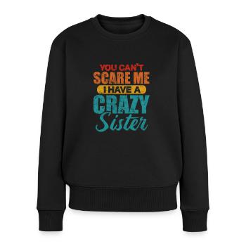 Frère - Pull Premium bio Femme - noir - Devant - Julia (174cm)
