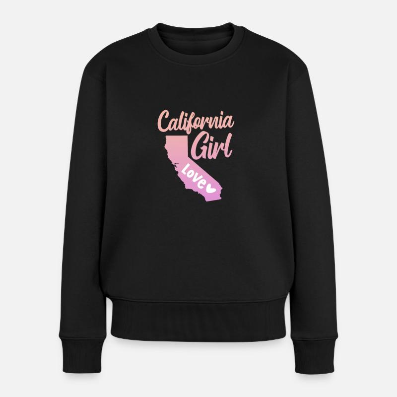 Californie - Pull Premium bio Femme - noir