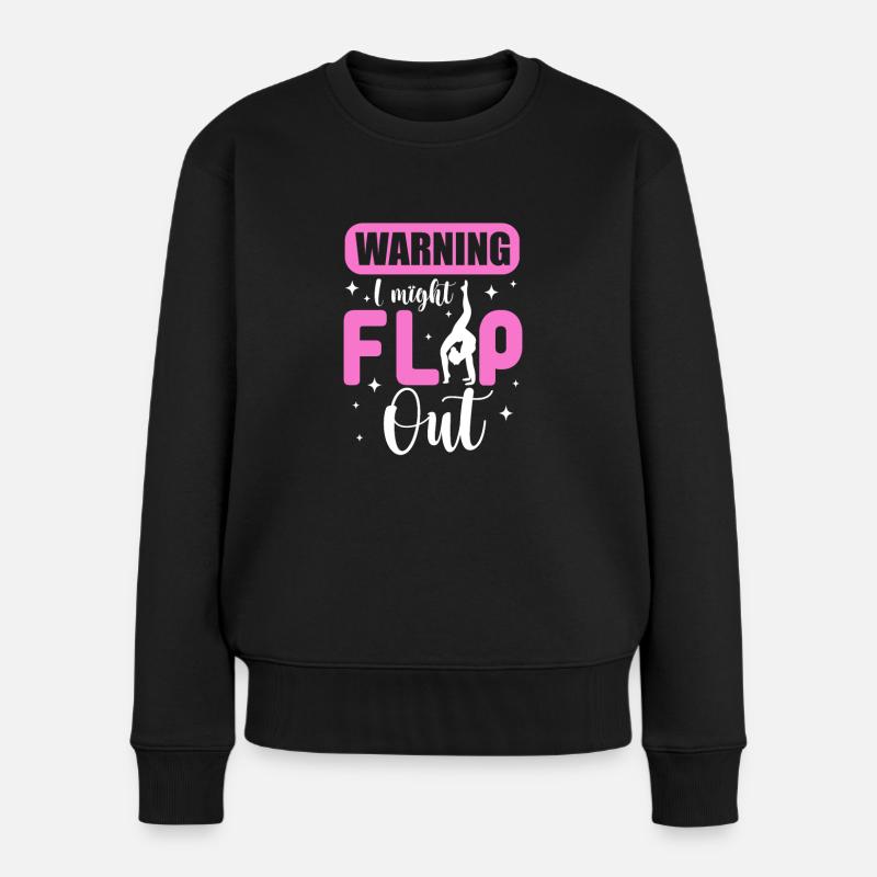 Cheerleader - Frauen Premium Bio Pullover - Schwarz