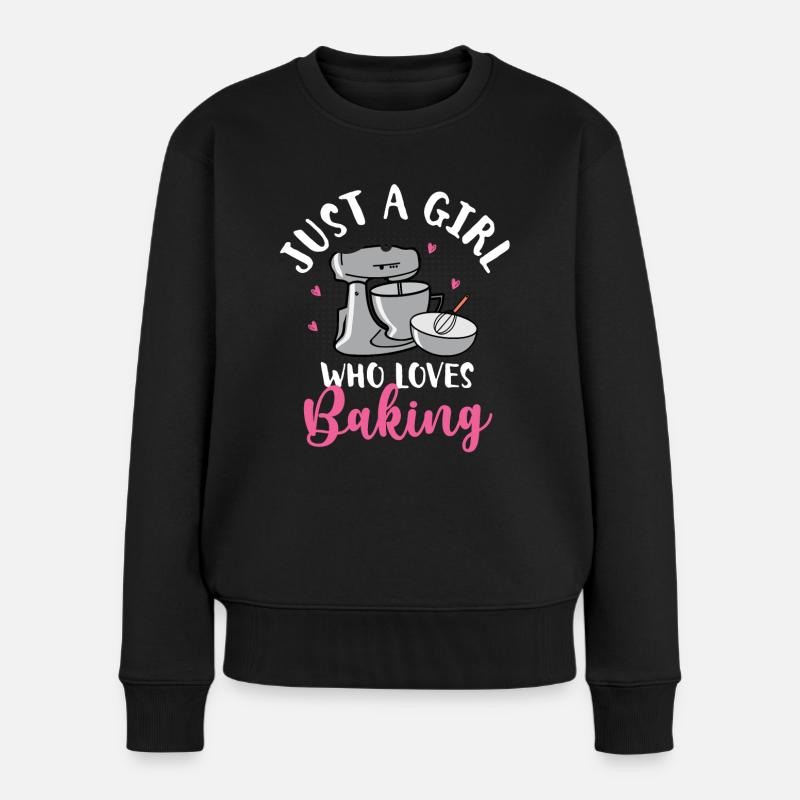 Cupcake Muffin pâtisserie cadeau - Pull Premium bio Femme - noir