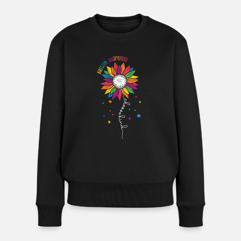 Autismus Awareness Day Autist Geschenk - Frauen Premium Bio Pullover - Schwarz