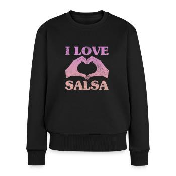 Salsa - Pull Premium bio Femme - noir - Devant - Julia (174cm)