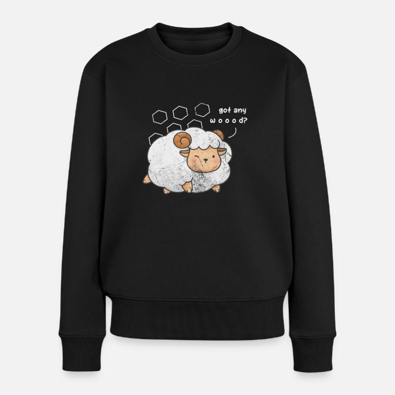 Brettspiel - Frauen Premium Bio Pullover - Schwarz