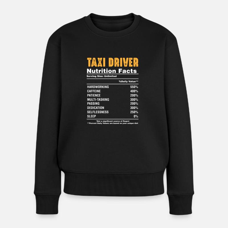 Taxi - Frauen Premium Bio Pullover - Schwarz