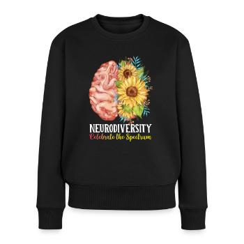 Autismus Awareness Day Autist Geschenk - Frauen Premium Bio Pullover - Schwarz - Vorne - Julia (174cm)