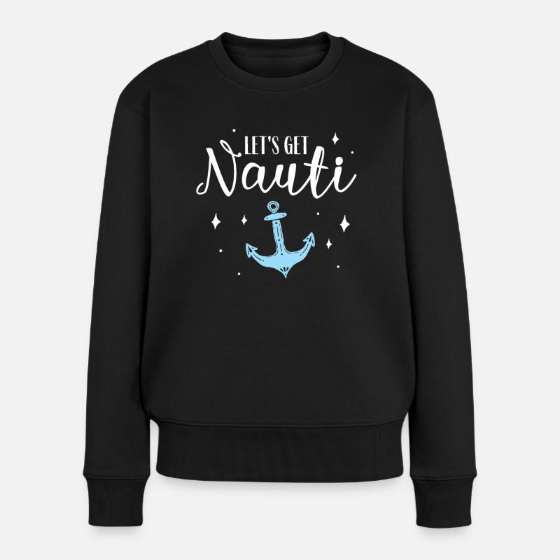 Junggeselle Jungesellenabschied Geschenk - Frauen Premium Bio Pullover - Schwarz
