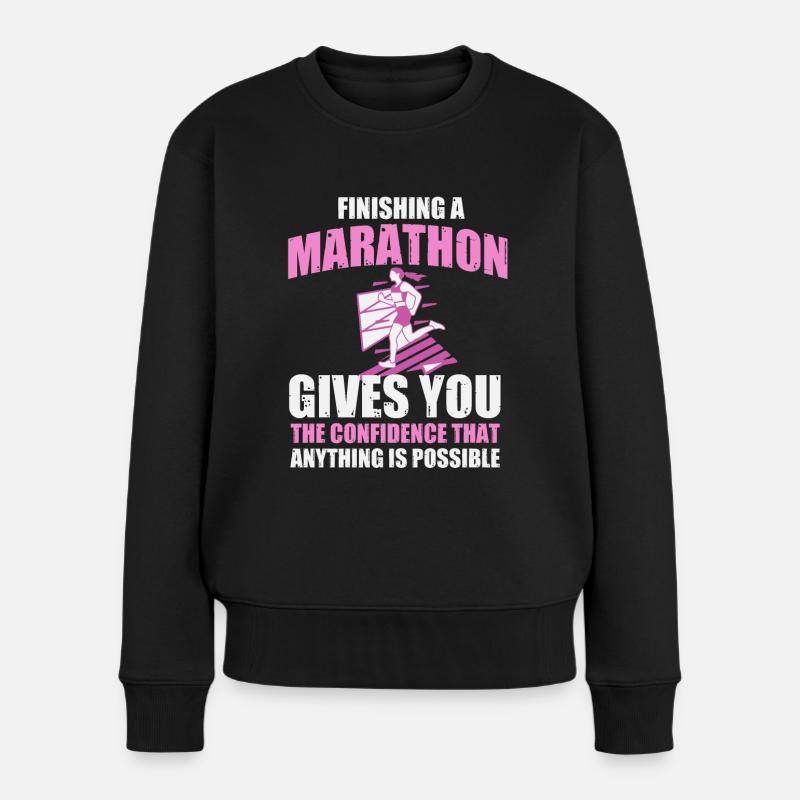 Marathon Finisher - Pull Premium bio Femme - noir