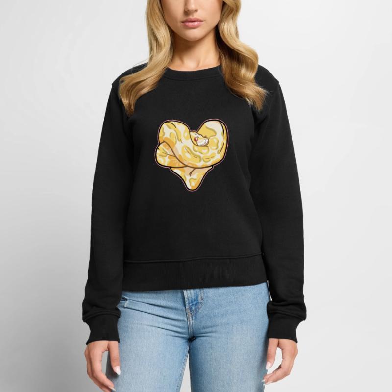 Coeur de python Pull Premium bio Femme