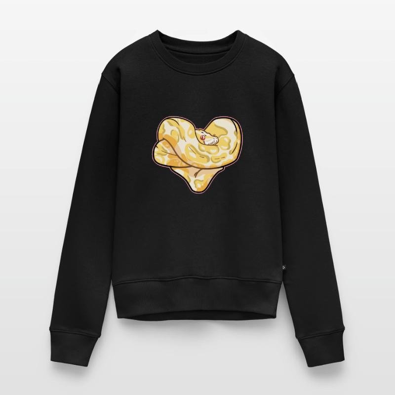 Python heart Women's Premium Organic Jumper