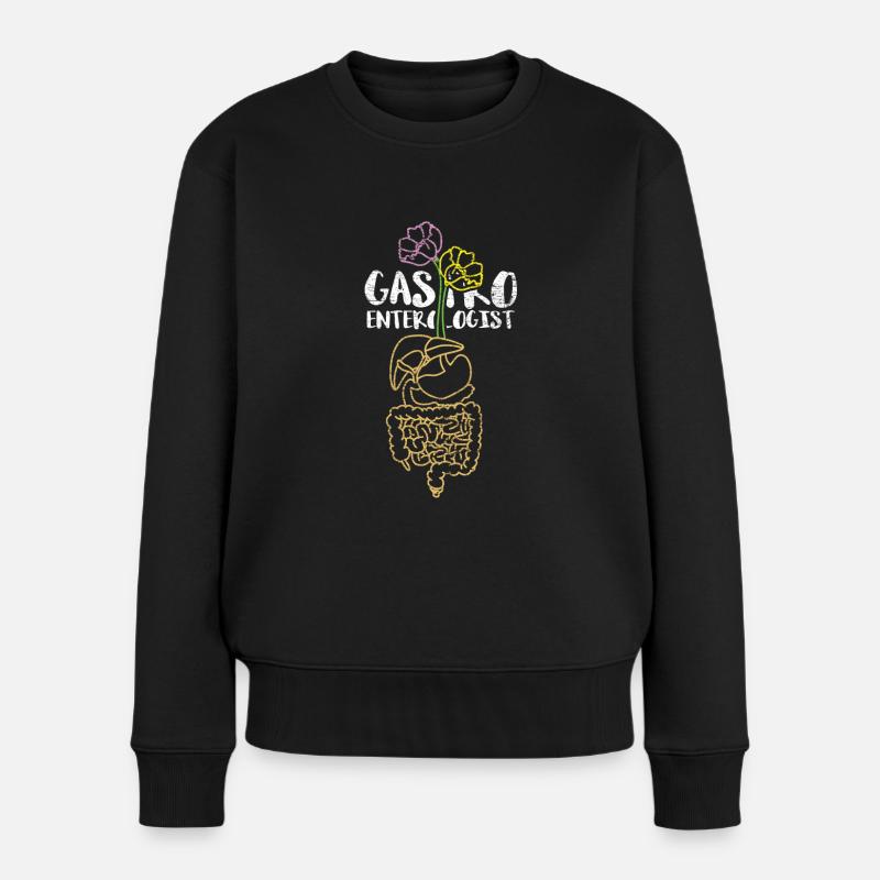 Gastroenterologen Geschenk - Frauen Premium Bio Pullover - Schwarz