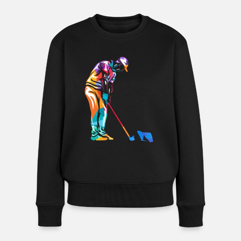 -golf - Pull Premium bio Femme - noir
